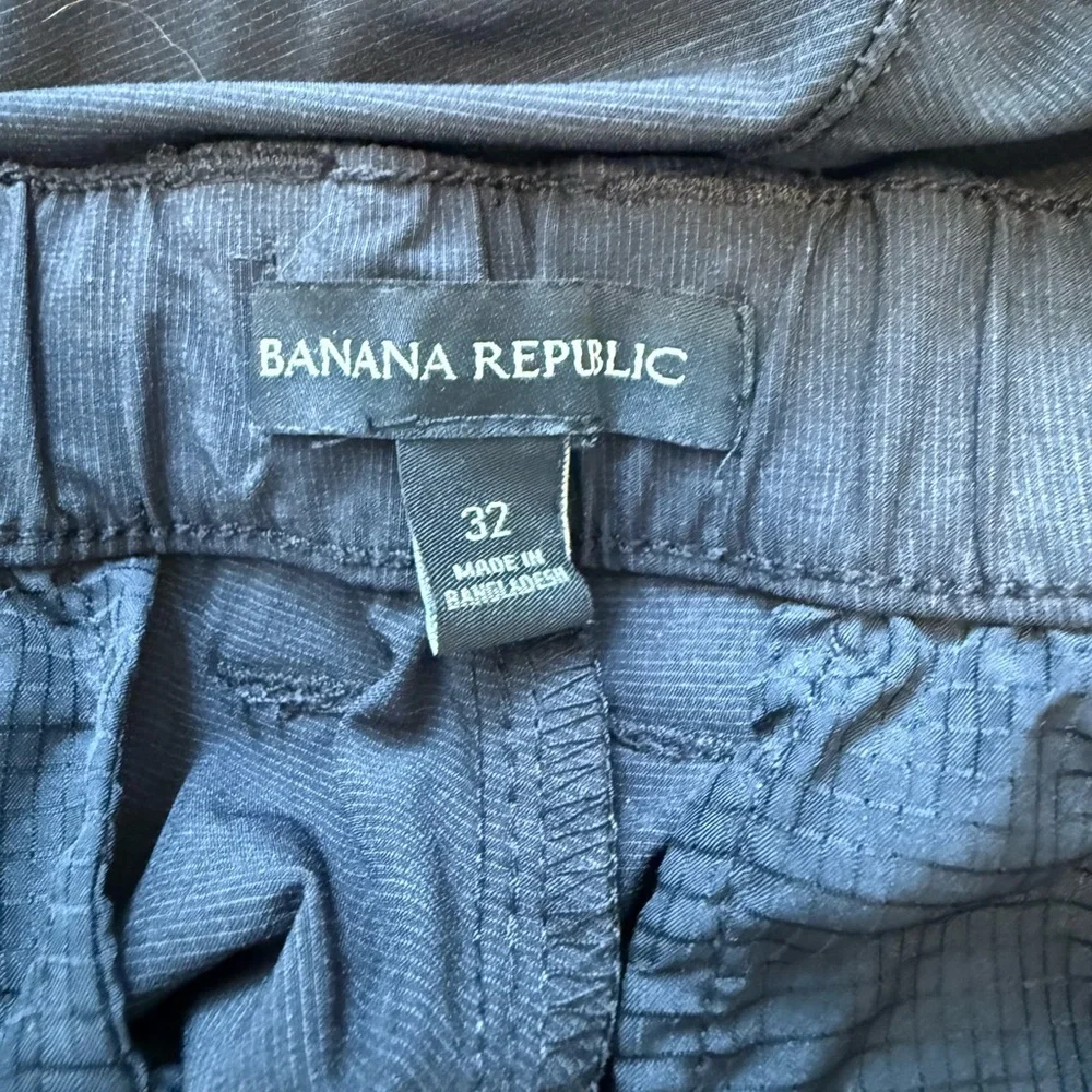 2/$30 Banana Republic Men’s Black Chino Shorts Size 32 Casual Stretch Shorts